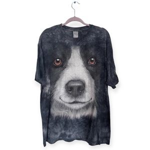 VINTAGE QUAIL HOLLOW TIE DYE NATURE WILDLIFE DOG  K9 TEE SHIRT L/XL?